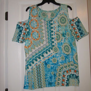 Chico's Cold Shoulder Top